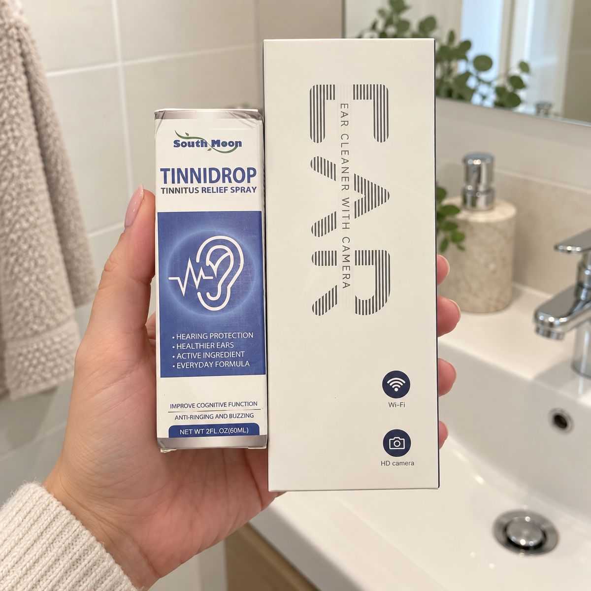 Maltizo EarView Duo™ – Ear Camera & Care Spray Kit