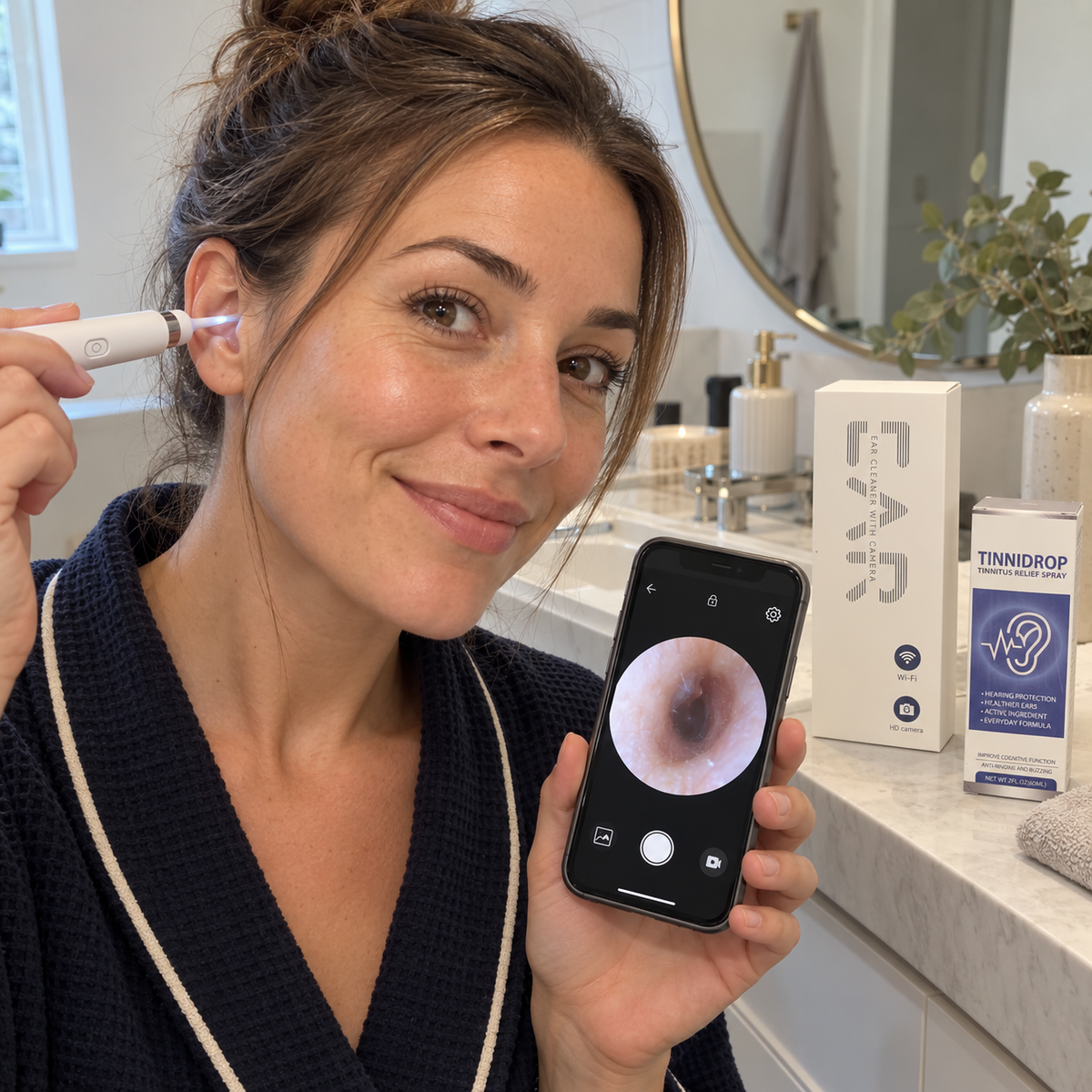 Maltizo EarView Duo™ – Ear Camera & Care Spray Kit