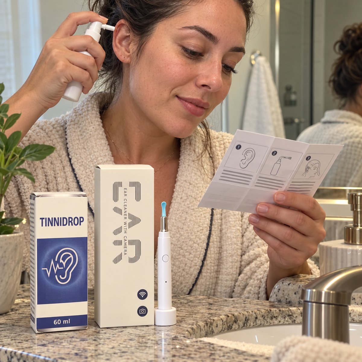 Maltizo EarView Duo™ – Ear Camera & Care Spray Kit